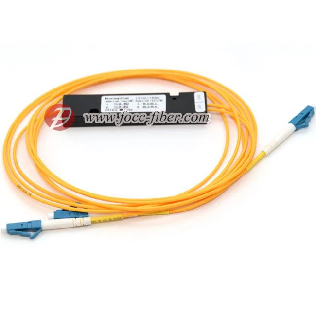 1x2 PLC Splitter ABS Module 2.0mm/3.0mm, LC/UPC