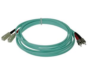 LC UPC to ST UPC Simplex or Duplex 2.0mm PVC or LSZH 10G OM4 Multimode 
