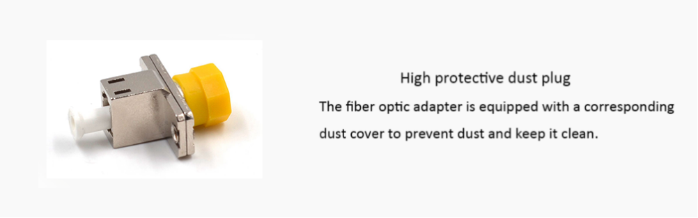 LC-FC Metal Hybrid Fiber Optic Adapter-5