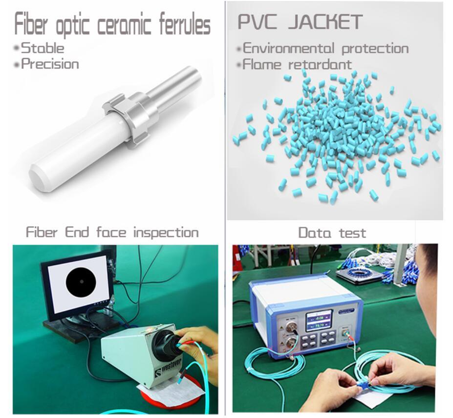 Fiber Optic Ftth Patch Cord Cable 4
