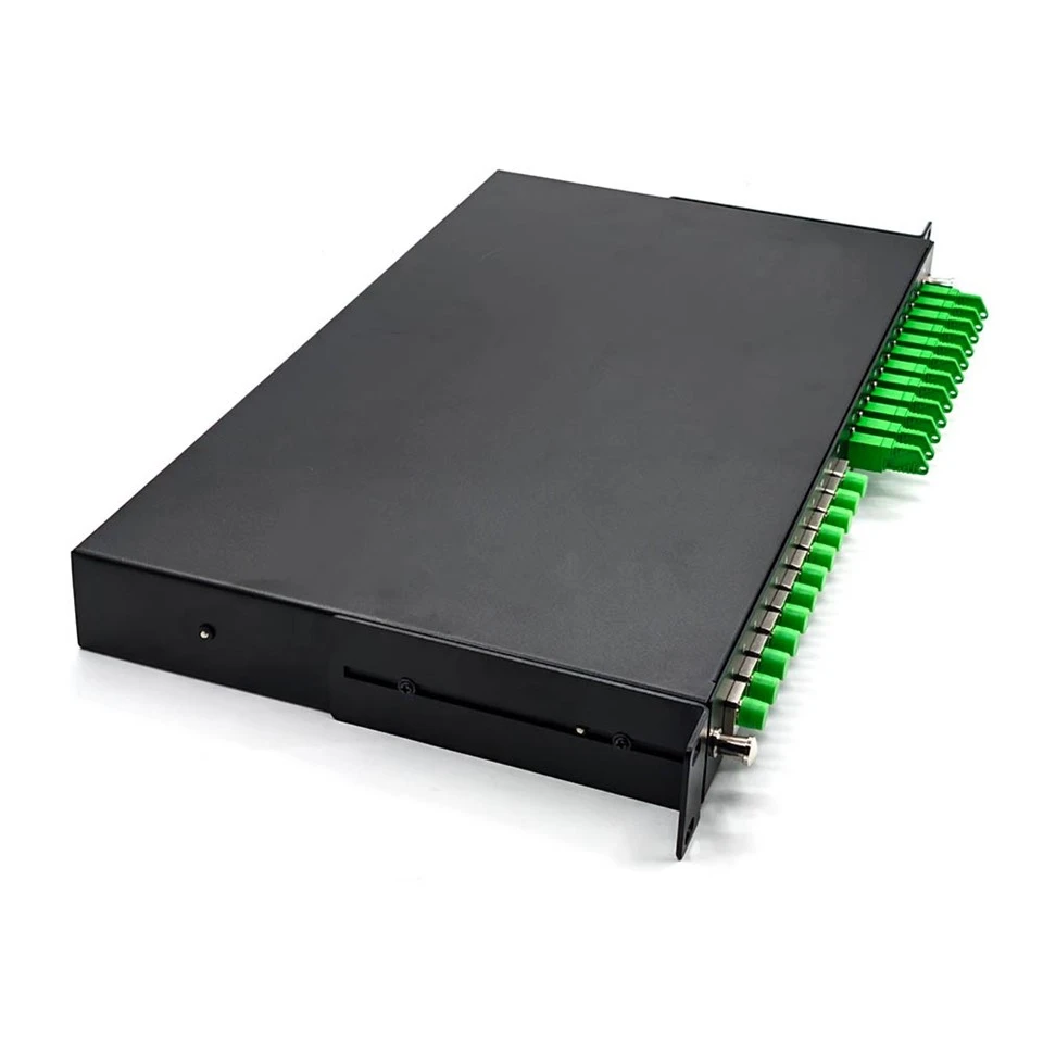 1U 24-Port Slide-out Fiber Optic Patch Panel
