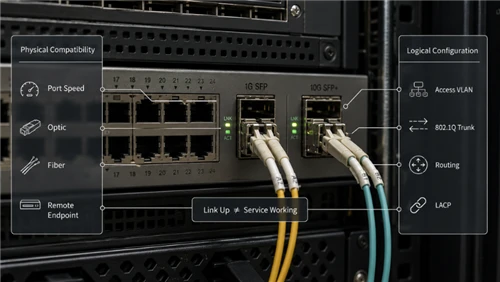 1G vs 10G SFP Port Configuration: VLANs, LACP, and Migration