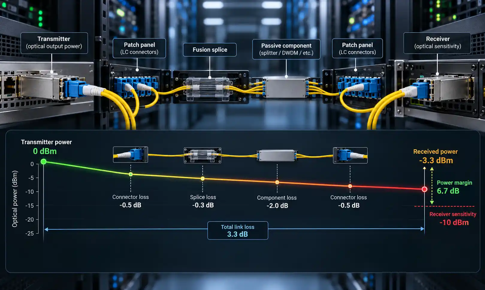 Fiber Optic Link Budget: Calculate Loss Before Install
