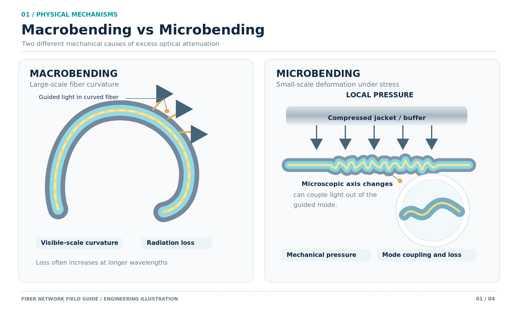 Fiber Bend Loss: Macrobending vs Microbending & OTDR