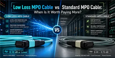 Low Loss MPO Cable Vs Standard MPO Cable: When Is It Worth Paying More?