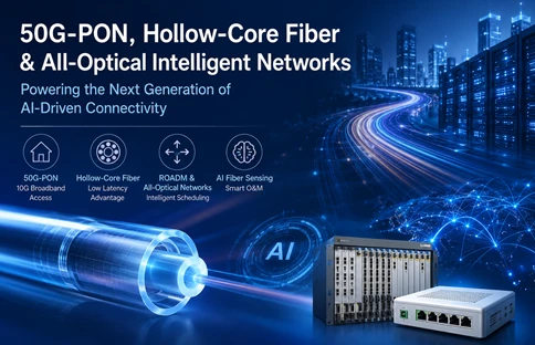 50G-PON, Hollow-Core Fiber, And All-Optical Intelligent Networks Gain Momentum: Optical Network U...