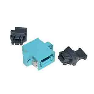 MTP MPO Fiber Optic Adapter Black Color with Full Flange