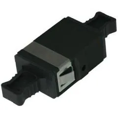 MTP MPO Fiber Optic Adapter Black Color Flangeless