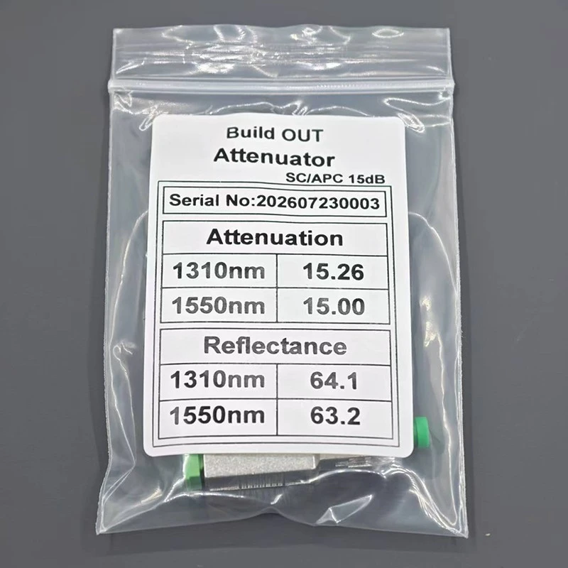 SC APC attenuator 1dB 5dB