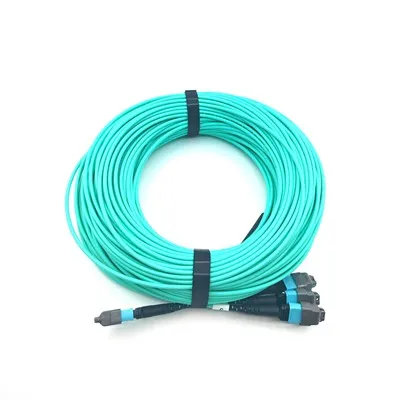 24 MPO To MPO OM3 Conversion Cable