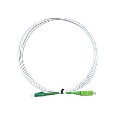 Armored Simplex Fiber Patch Cord LC/APC To SC/APC, 2.5m, 2.0mm – Secure Cabinet & Equipment Interconnection