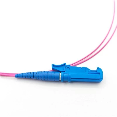 High-Performance E2000/UPC OM4 Simplex LSZH Fiber Optic Pigtail