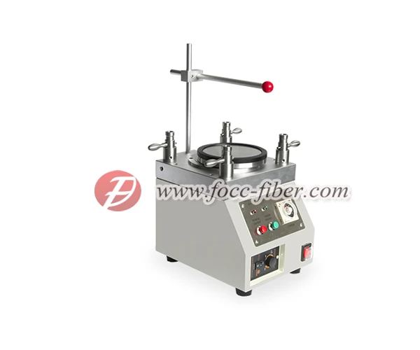 Fiber Polishing Machine Sqaure Corner Press Type , High Capacity Connector Holder