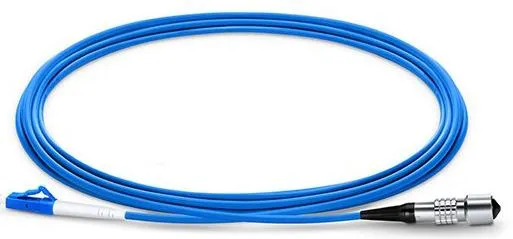 Customized IP67 Harsh Environment Waterproof Type (Plug/Socket) To LC/SC/FC/ST Single Mode Fiber Optic Patch Cable