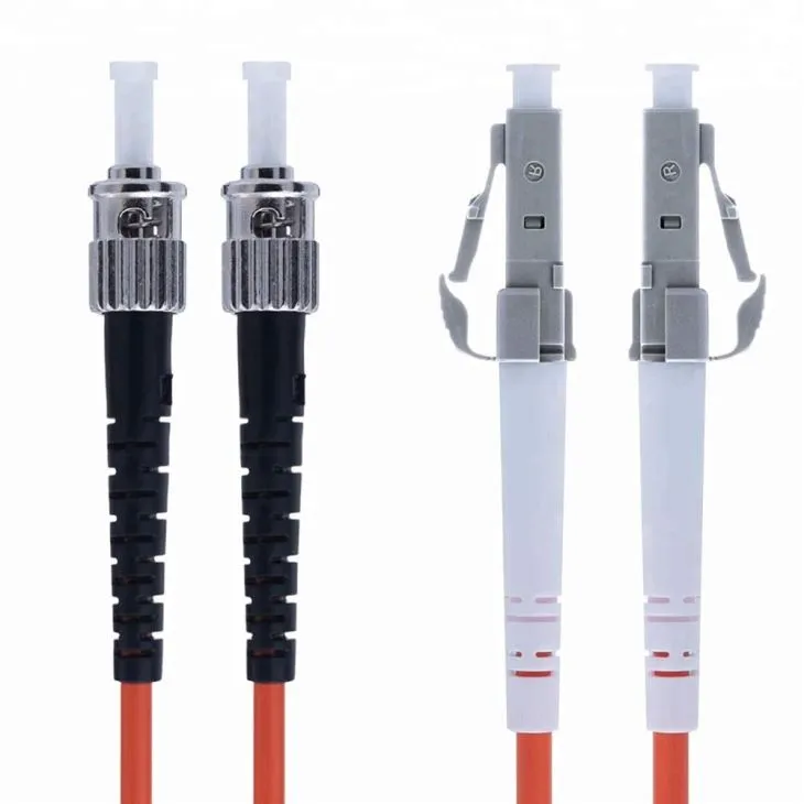 LC To ST Duplex Single Mode PVC(OFNP) Patch Cord