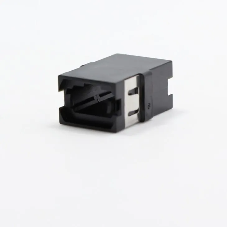 MTP/MPO Black Fiber Optic Adapter